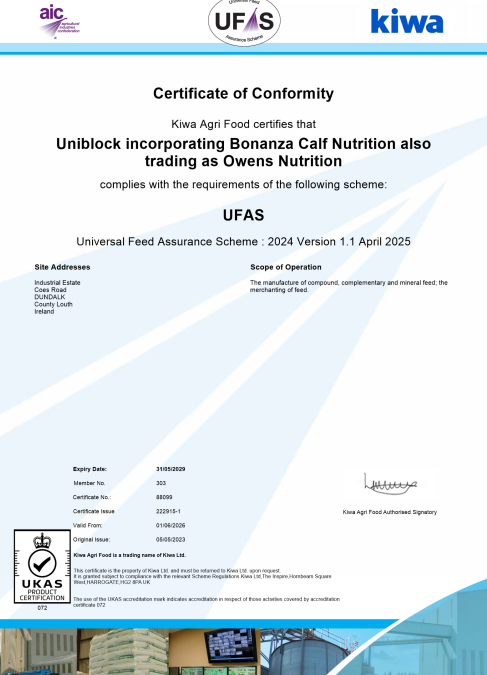 Universal Feed Assurance Scheme (UFAS)